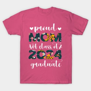 Proud Mom Class Of 2024 Senior Graduate 2024 Senior T-Shirt